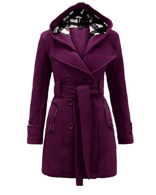 Tia - Stylish Mid-Length Winter Coat