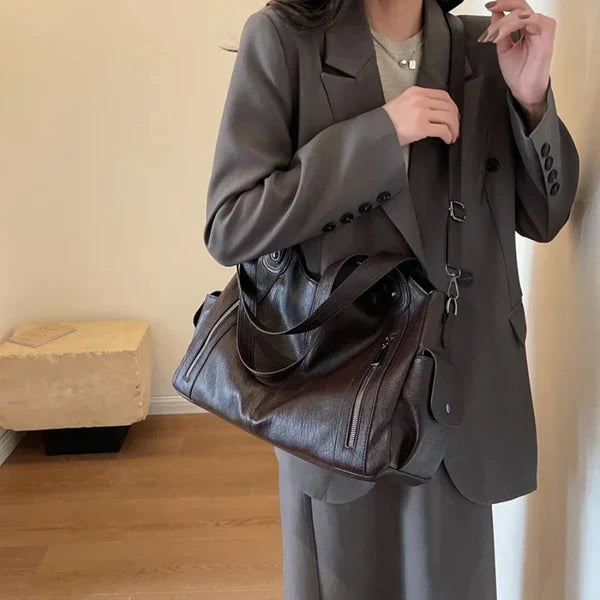 UrbanTote™ -  Leather Tote Bag