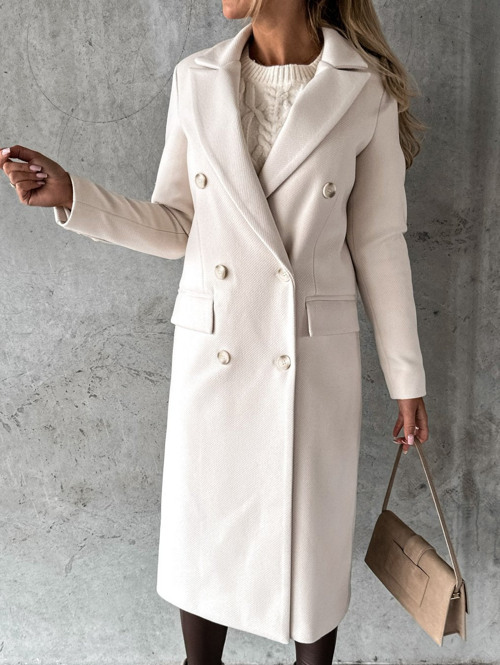 Miya - Elegant Double-Breasted Winter Coat