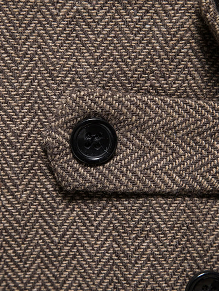 Armin™ - Elegant Men's Herringbone Waistcoat