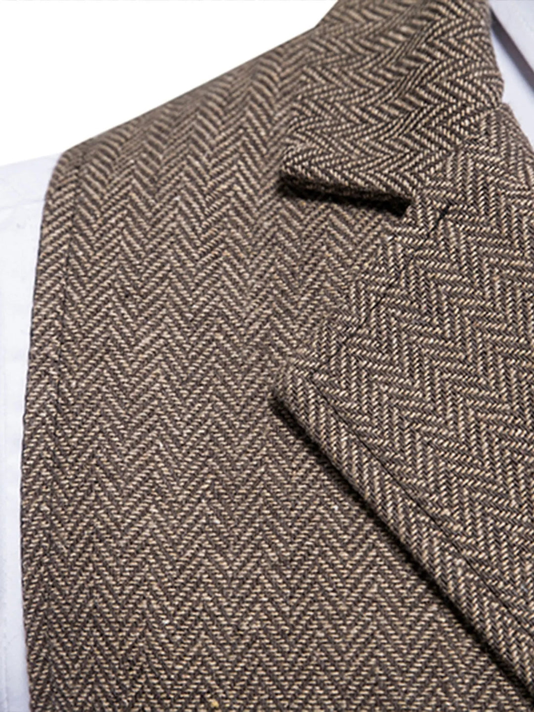 Armin™ - Elegant Men's Herringbone Waistcoat