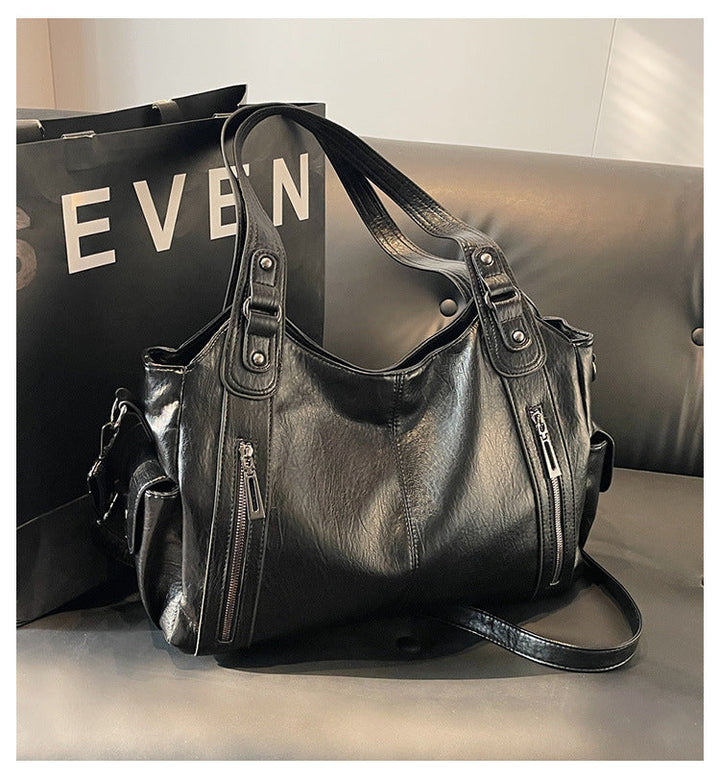 UrbanTote™ -  Leather Tote Bag