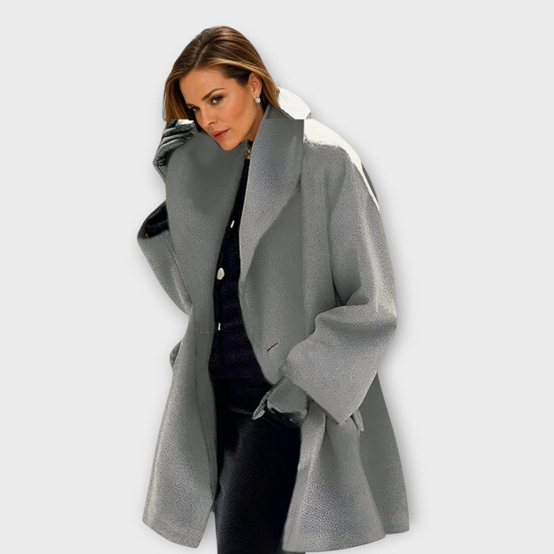 Emily - Classy Windproof Wool Coat